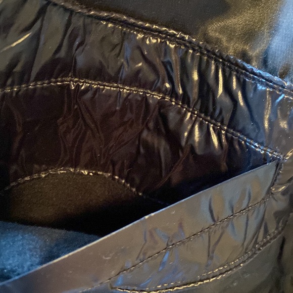 Zara Woman Glossy Black Down Jacket - Picture 5 of 6